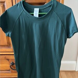 Athleta Dark Green Short Sleeve Tee